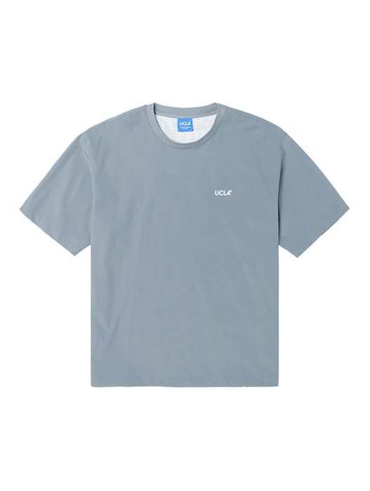 [리뉴얼기념20%] 여름 우븐탑 반팔 티셔츠[GREY](UZ3SS30_35)