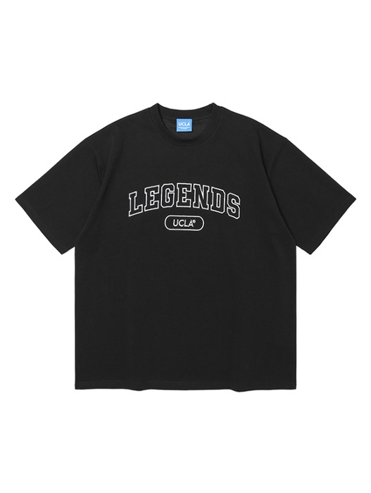 [리뉴얼기념20%] 남성 LEGENDS 로고 기본티셔츠[BLACK](UZ6ST22_39)