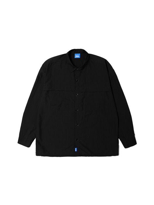 [리뉴얼기념20%] 남성 투포켓 스트링 셔츠[BLACK(](UZ7LSA1_39)
