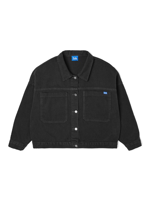 [슈퍼위크20%] 여성 코튼 트러커 재킷[BLACK](UZ9DJ50_39) (UZ9DJ50_39)