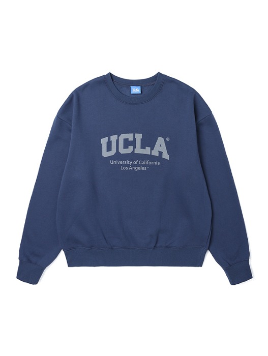 [슈퍼위크20%] 김우석 x UCLA 남여공용 UCLA 로고 프린트 기모 스웨트 셔츠[BLUE](UZALT91_43)