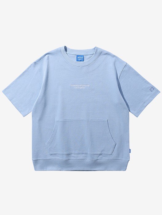아웃포켓 반팔 티셔츠 [Blue](UY3ST9D_43)
