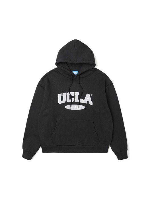 남여공용 UCLA 로고 후디 스웨트셔츠[BLACK](UZBLTAC_39)