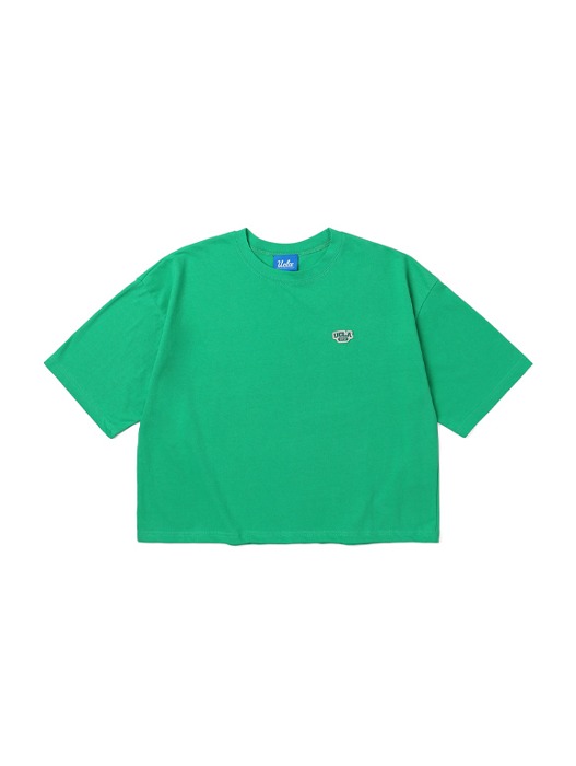 여성 젤리 크롭 반팔 티셔츠[GREEN](UA4ST50_66)