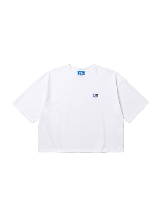 여성 젤리 크롭 반팔 티셔츠[WHITE](UA4ST50_31)